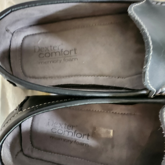 Men's Black leather loafers - Picture 2 of 5